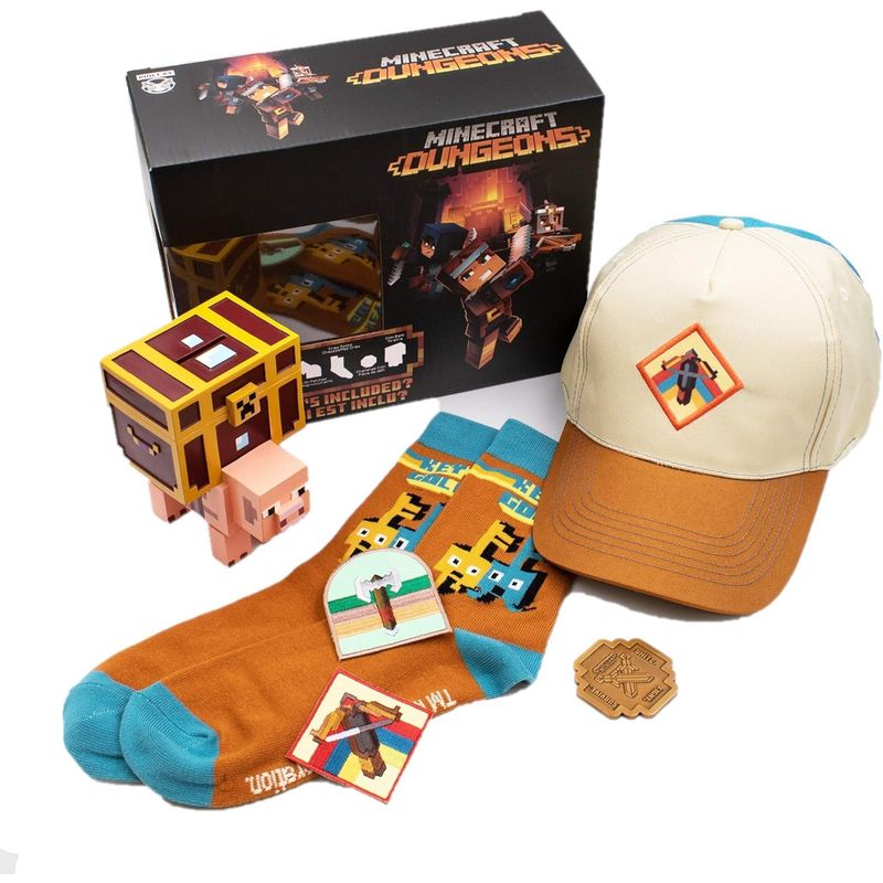 MINECRAFT - Caja Set De Regalo Minecraft Dungeons Collections