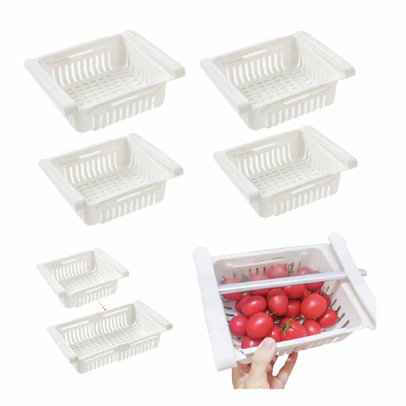 GENERICO - Organizador de Nevera Gabinetes Set 4 Unidades