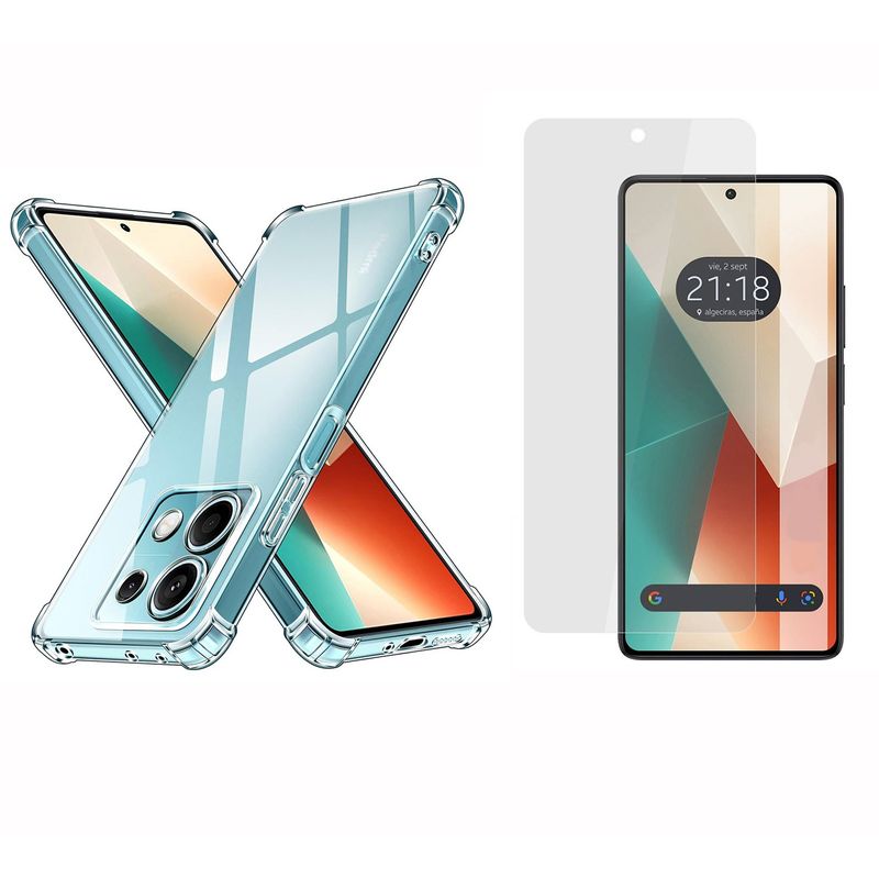 GENERICO - Funda Airbag Antichoque + Hidrogel Xiaomi Redmi Note 13 Pro ( 4G )
