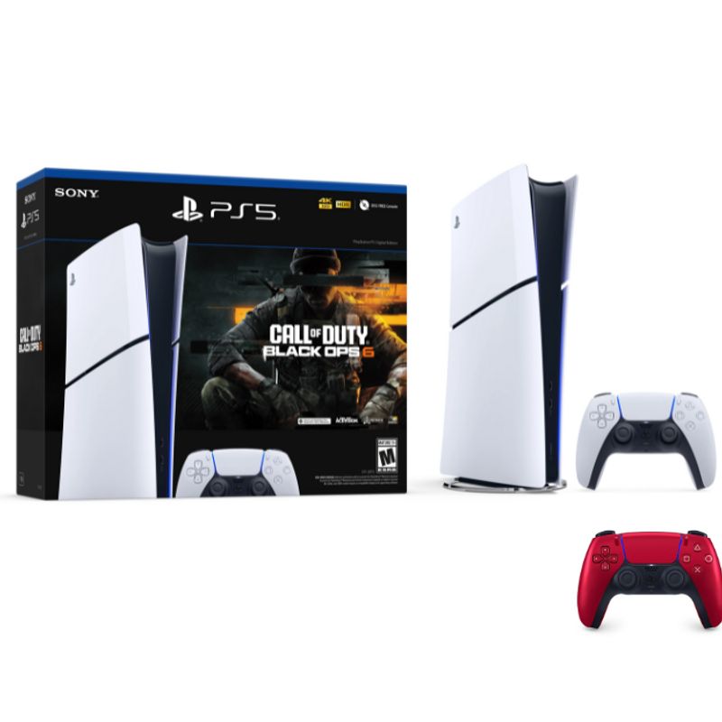 SONY - Consola PlayStation 5 Slim Digital + Call of Duty: Black Ops 6 y control adicional