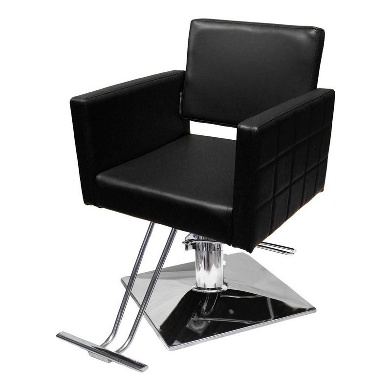 NANOFORT - Silla Barbería Estética Sillón Hidráulico Spa Color Negro