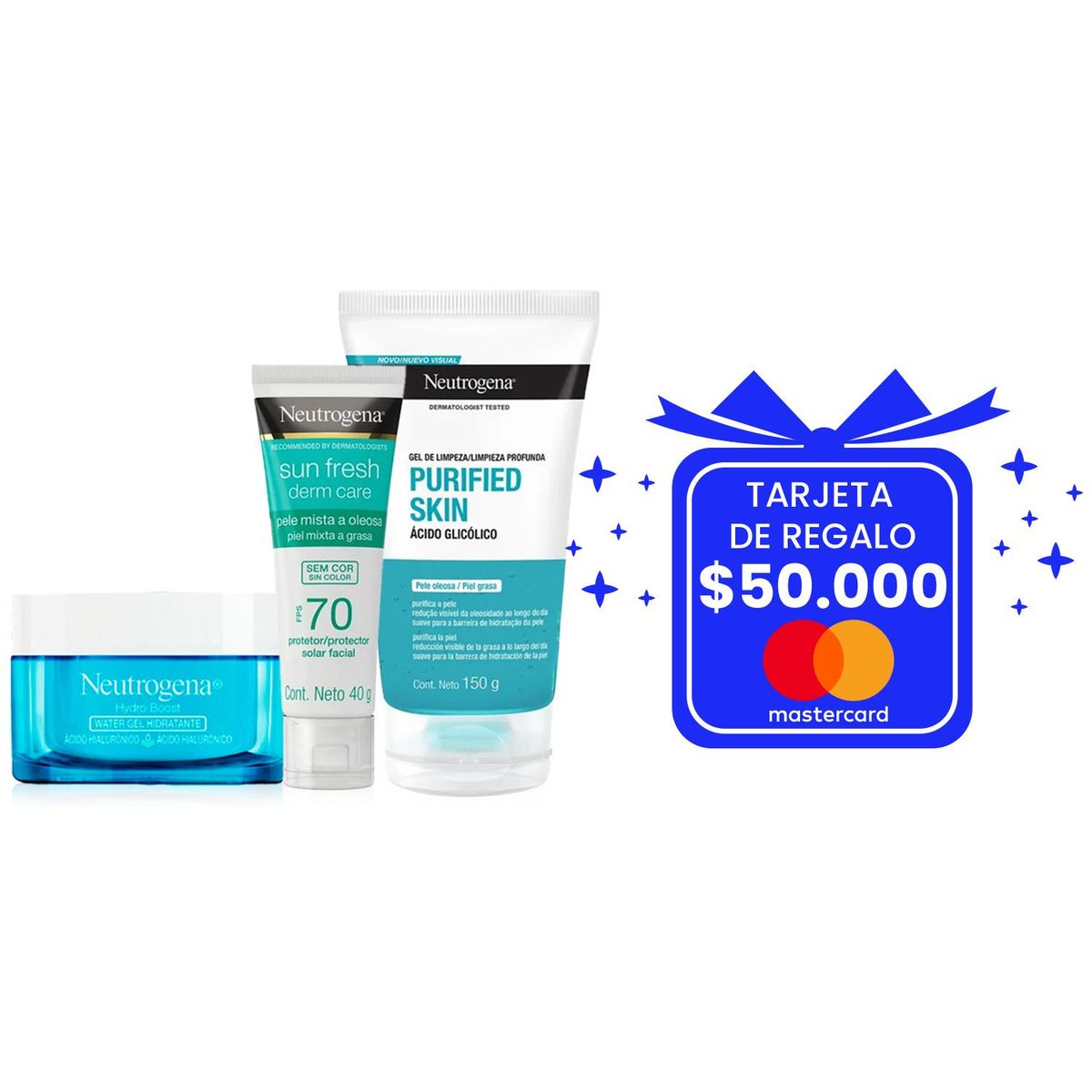NEUTROGENA - Rutina Neutrogena® piel mixta a grasa sin color