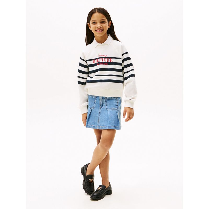 TOMMY HILFIGER - Saco gris con logo bordado Tommy Hilfiger