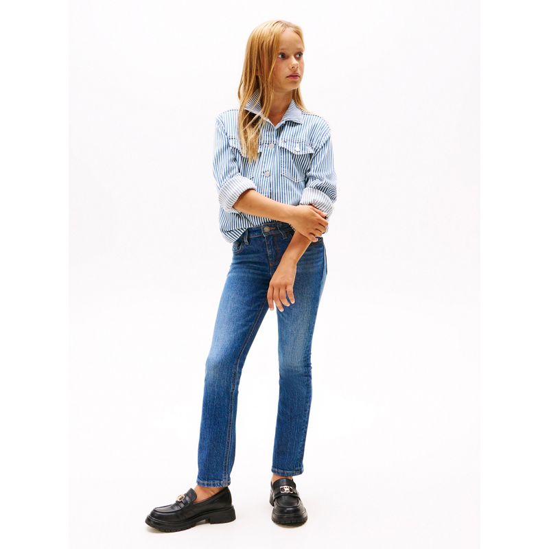 TOMMY HILFIGER - Jeans azul acampanados Tommy Hilfiger