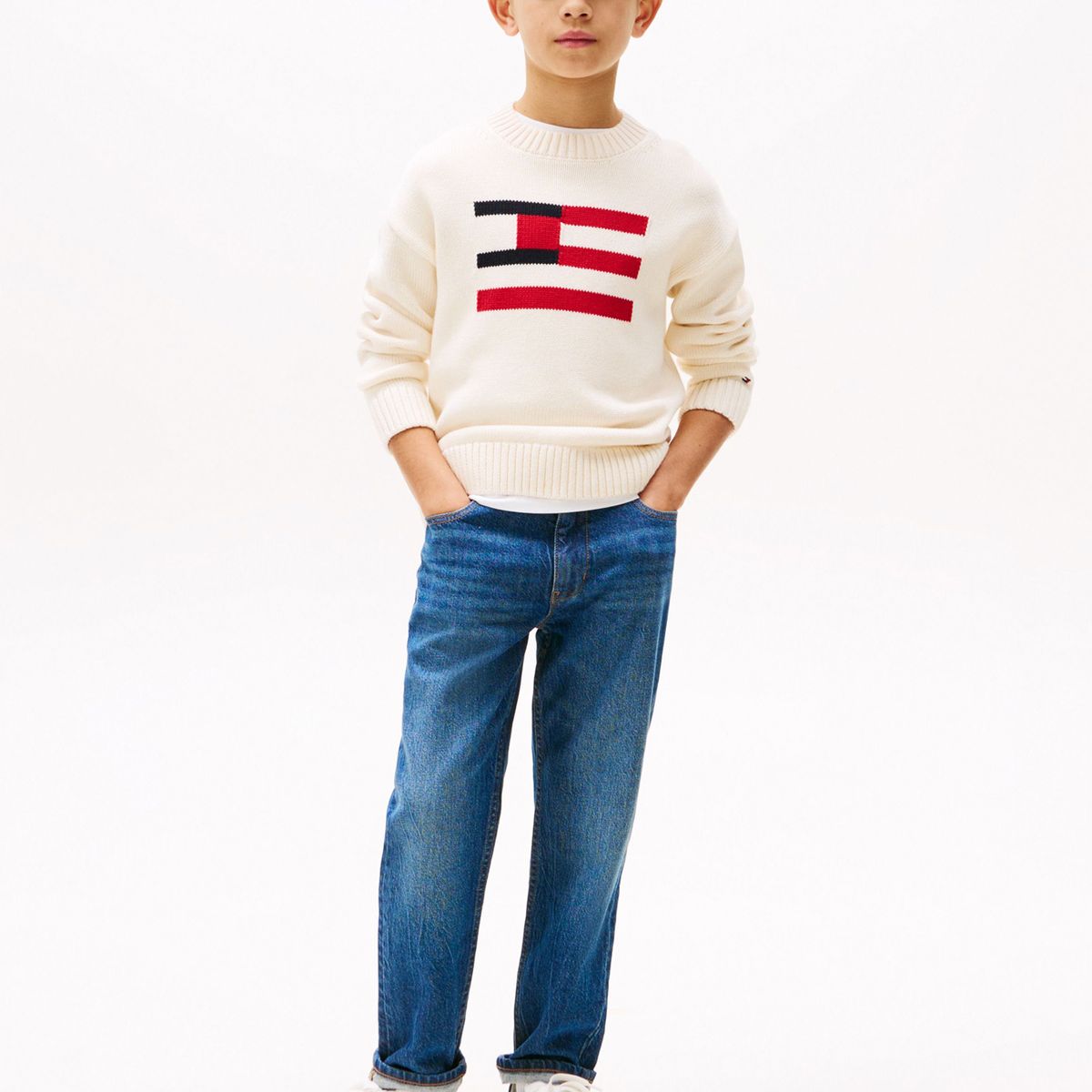 TOMMY HILFIGER - Jeans azul amplios Para Niño Tommy Hilfiger