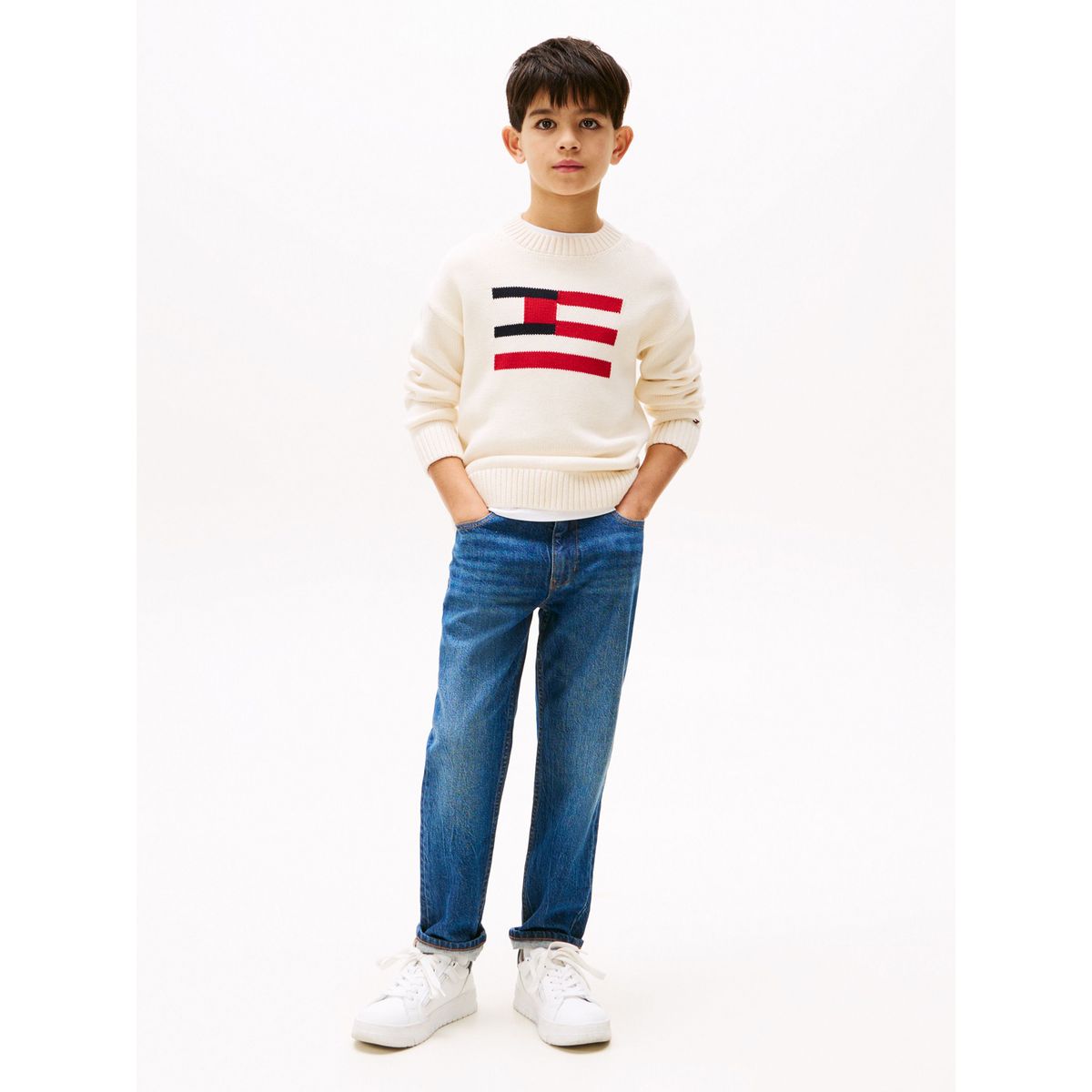 TOMMY HILFIGER - Jeans azul amplios Para Niño Tommy Hilfiger