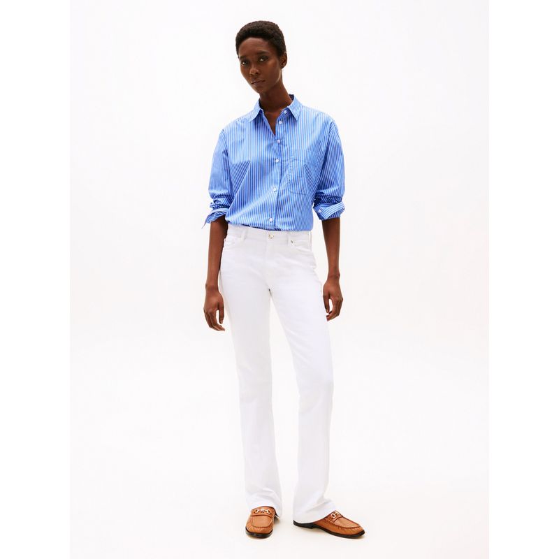 TOMMY HILFIGER - Jeans blanco blancos de corte bootcut y talle medio Tommy Hilfiger