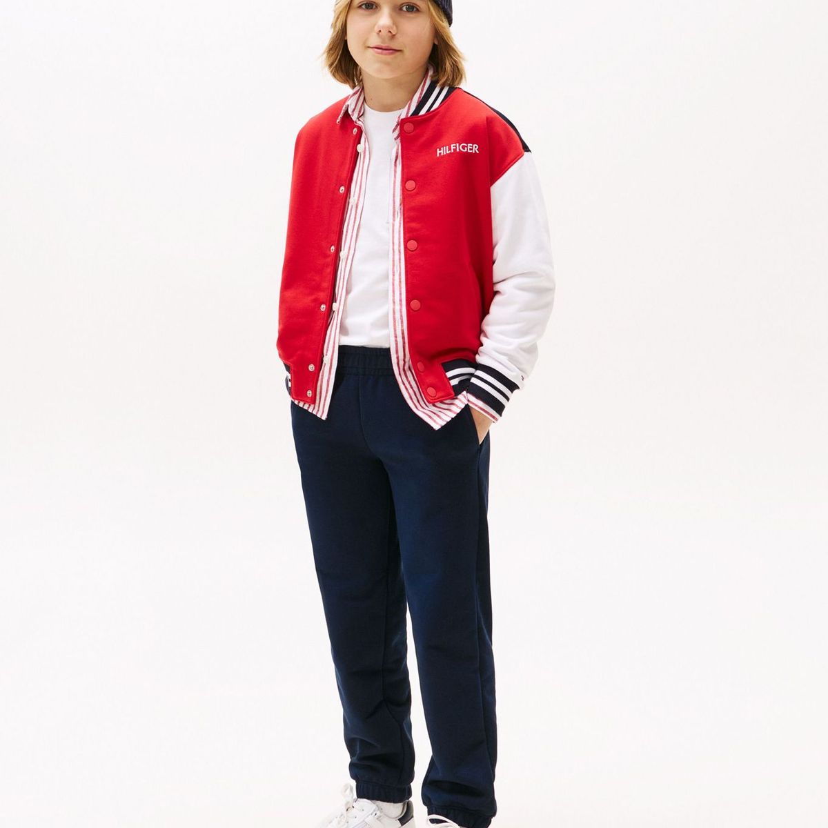 TOMMY HILFIGER - Joggers azul Essential con bajo elástico Tommy Hilfiger