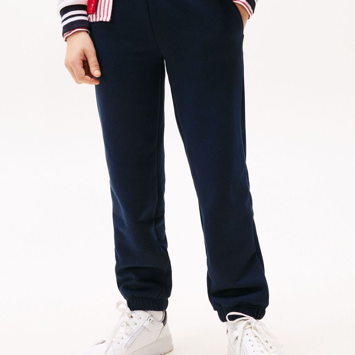 TOMMY HILFIGER - Joggers azul Essential con bajo elástico Tommy Hilfiger