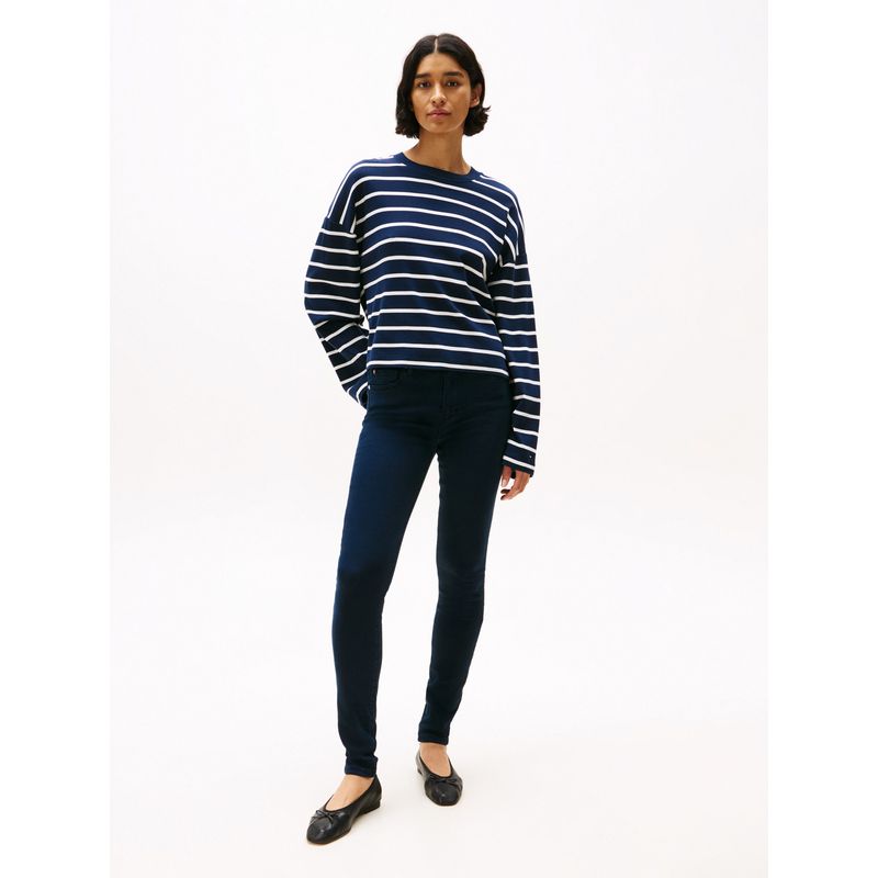 TOMMY HILFIGER - Jeans azul Como ceñidos de talle medio Tommy Hilfiger