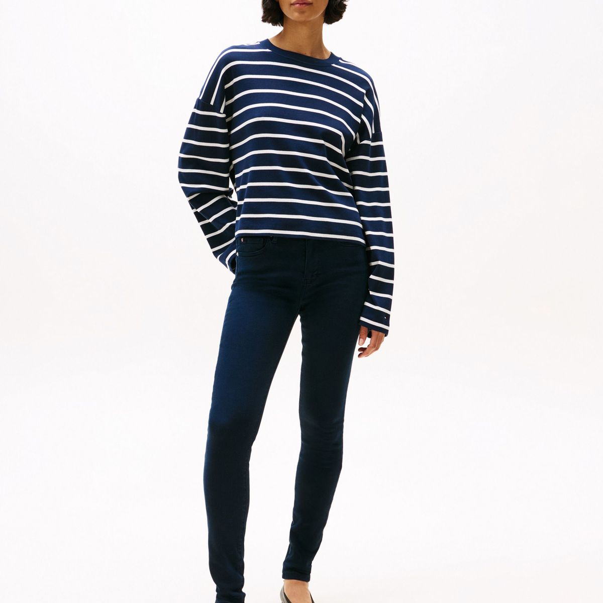 TOMMY HILFIGER - Jeans azul Como ceñidos de talle medio Tommy Hilfiger