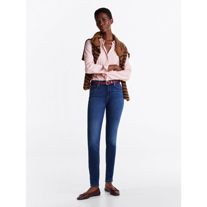 TOMMY HILFIGER - Jeans azul Como ceñidos de talle medio Tommy Hilfiger