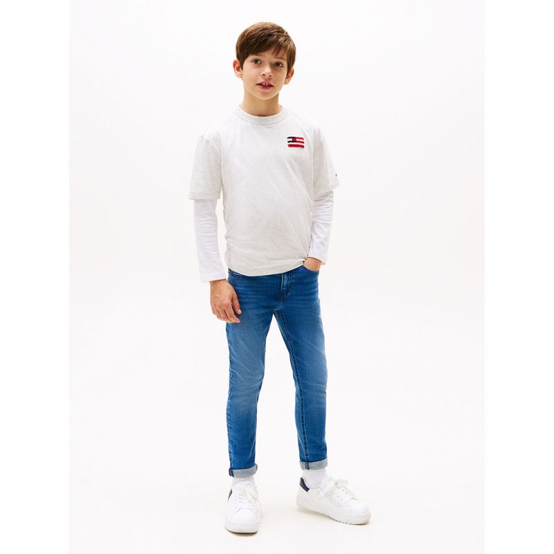 TOMMY HILFIGER - Jeans blanco Scanton de corte slim Tommy Hilfiger
