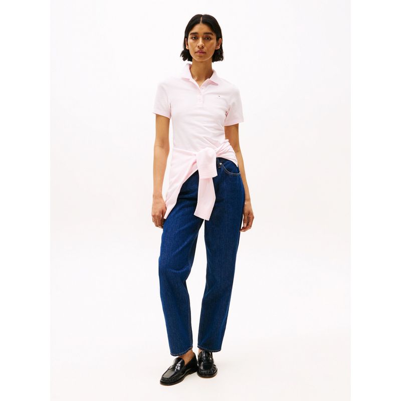 TOMMY HILFIGER - Polo rosa 1985 Collection slim de piqué Tommy Hilfiger