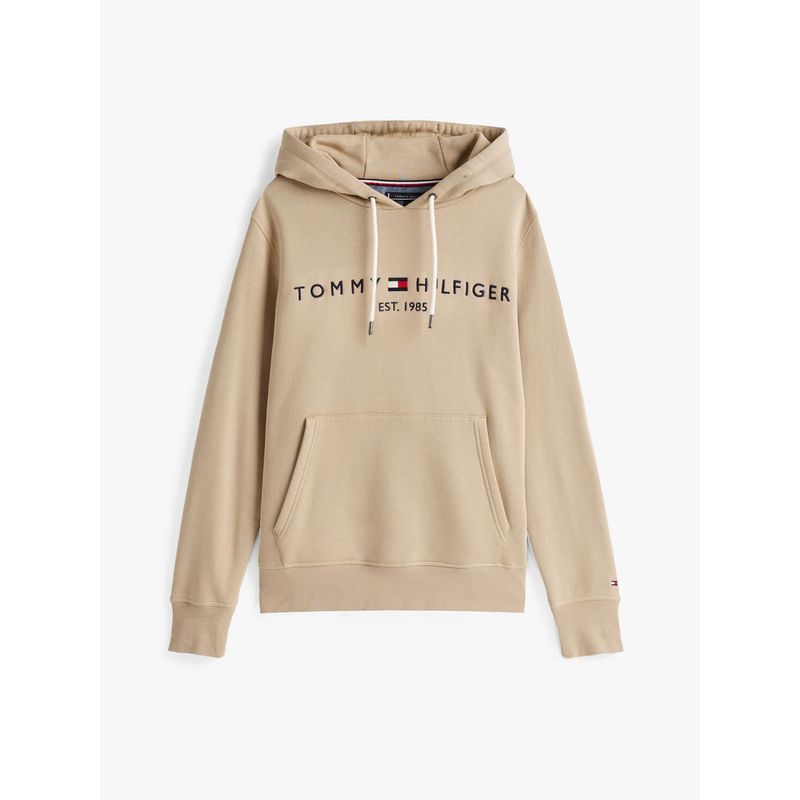 Buzo beige con capota y logo bordado Tommy Hilfiger TOMMY HILFIGER