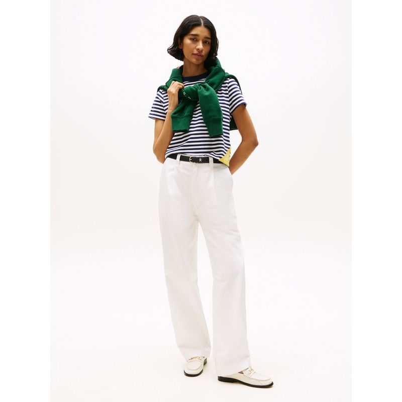TOMMY HILFIGER - Camiseta azul oscuro de corte amplio Hilfiger Sailing Tommy Hilfiger