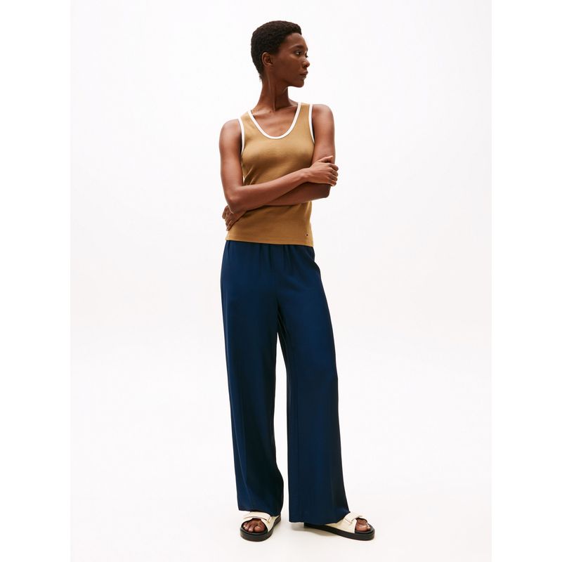 TOMMY HILFIGER - Pantalón azul holgado sin cierre Tommy Hilfiger