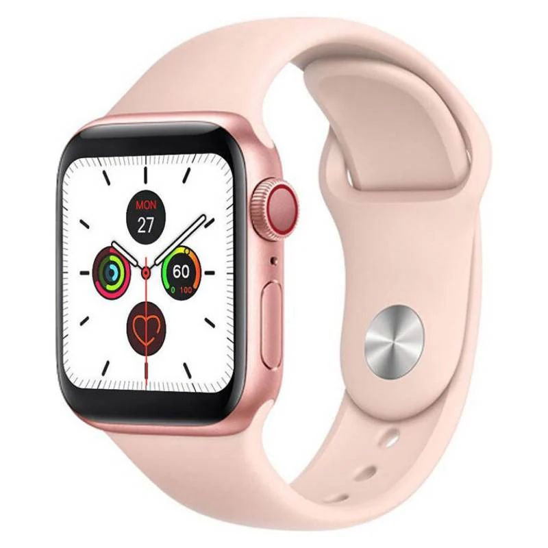 GENERICO - Reloj Inteligente Smartwatch T500 Bluetooth Pasos Kcal Rosa