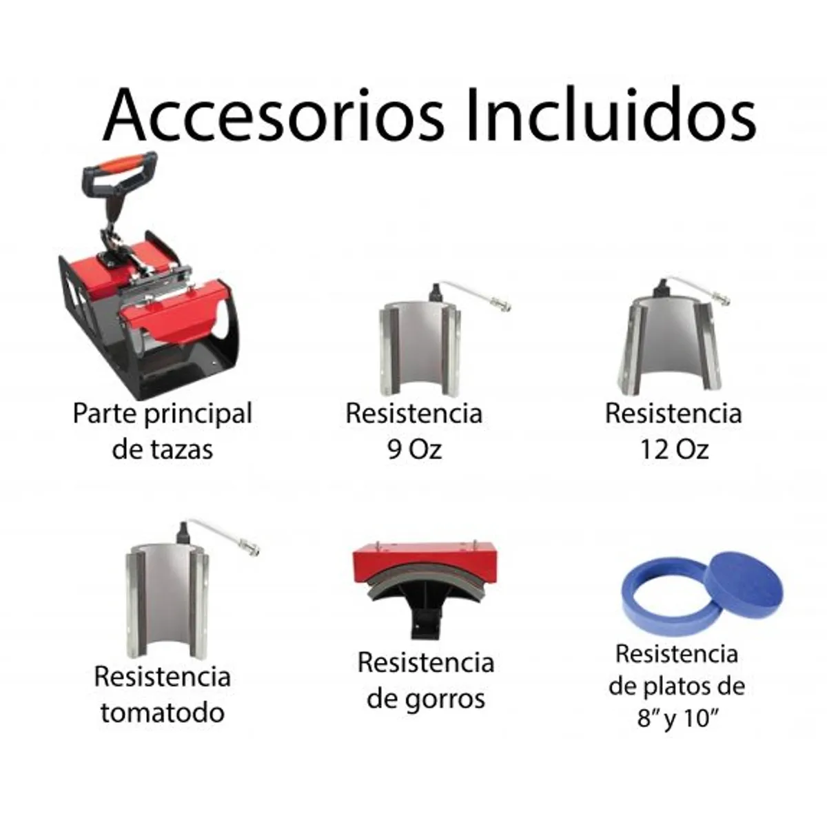 GENERICO - TERMOFIJADORA 8 EN 1 , MARCA FREESUB 8038-8