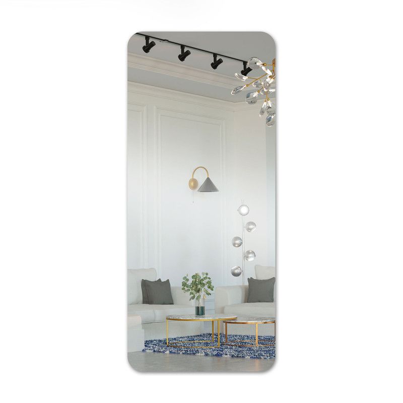 ENERGY PLUS - Espejo Acrílico Decorativo Interiores 40x90 cm Autoadhesivo