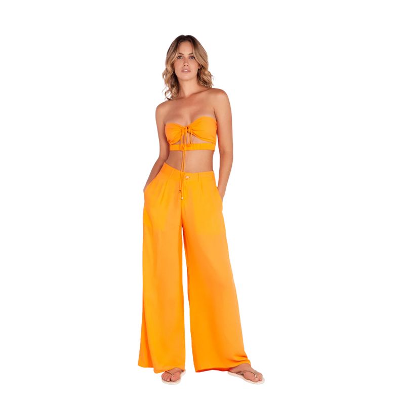 FIORY - Pantalon  Mujer Mandarina Fiory P149