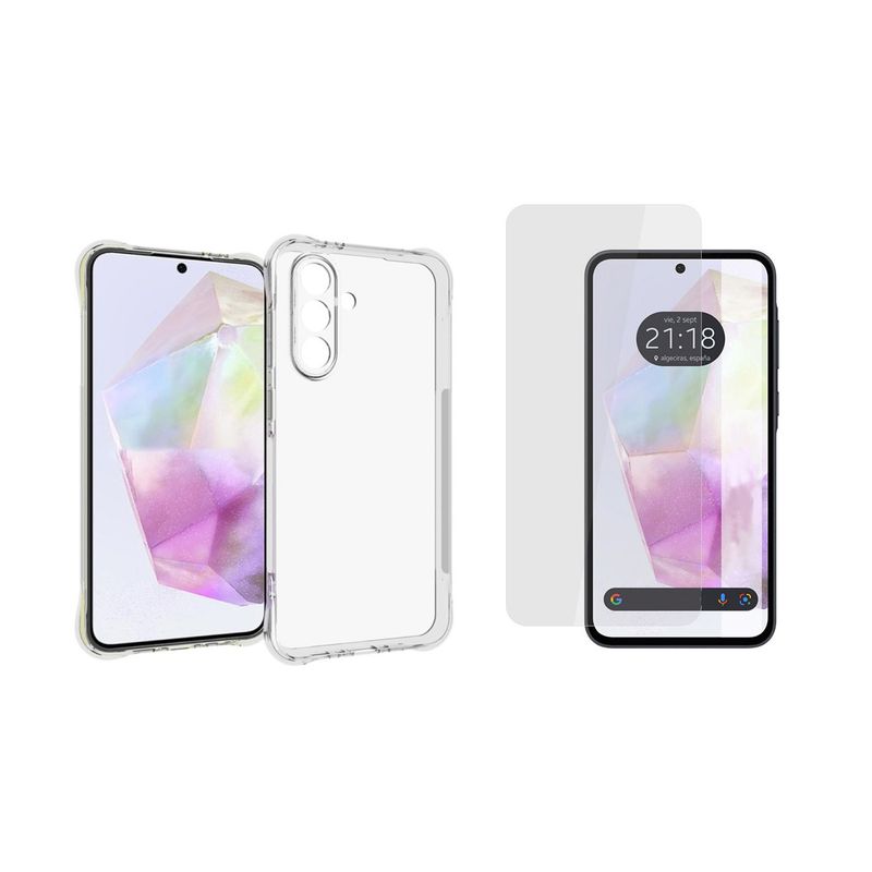 GENERICO - Funda Airbag Antichoque + Vidrio Templado Para Samsung Galaxy A56