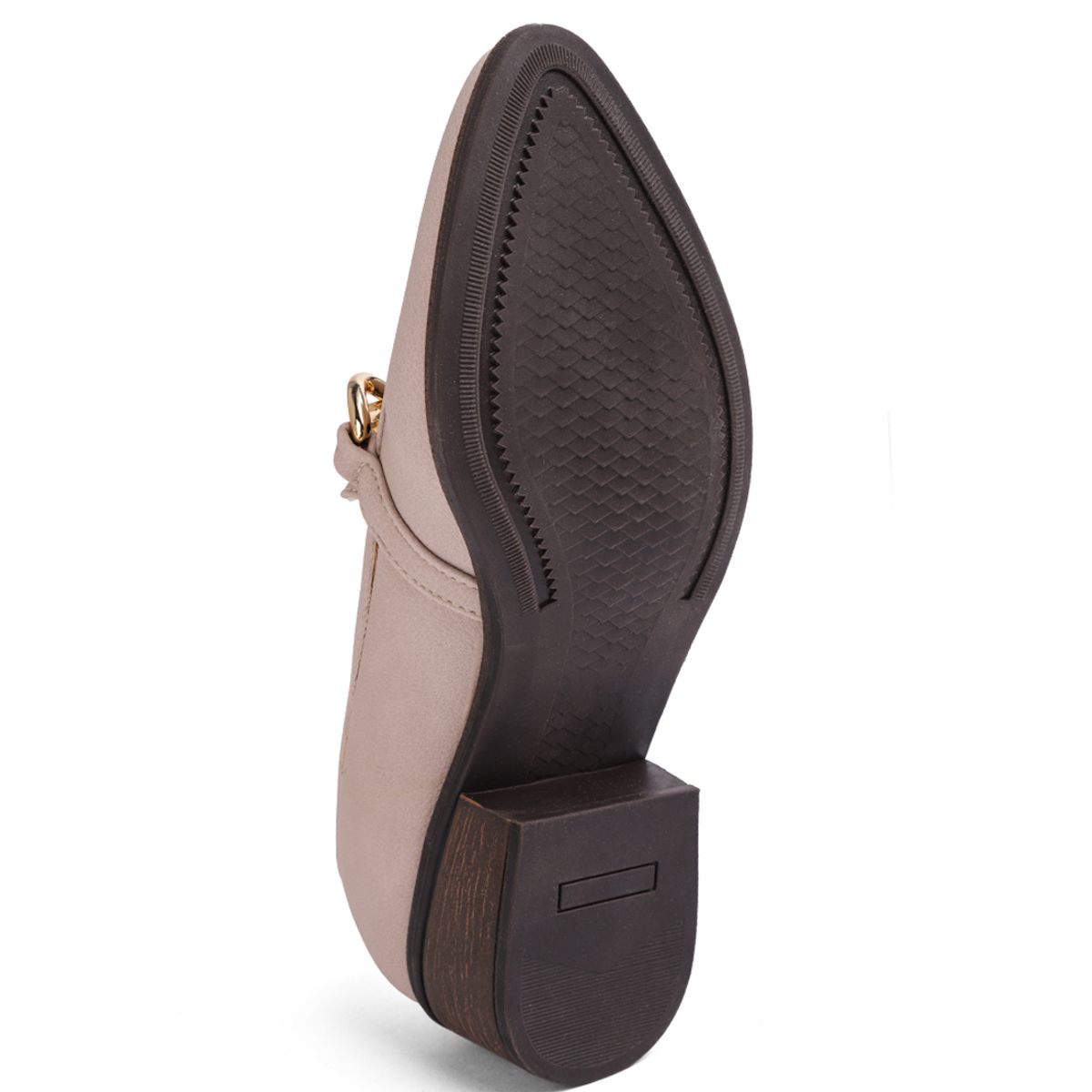 SEVENTEEN - ZAPATO COLOR ARENA CON HERRAJE DORADO SEVENTEEN FABIANA