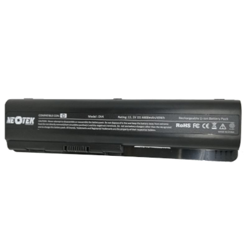 NEOTEK - Batería Homologada HP DV4 – 6 celdas Li‑ion 10.8 V (5200 mAh)