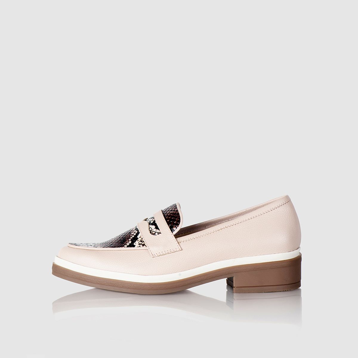 STIVALI - Mocasin Andaluza cuero Nude