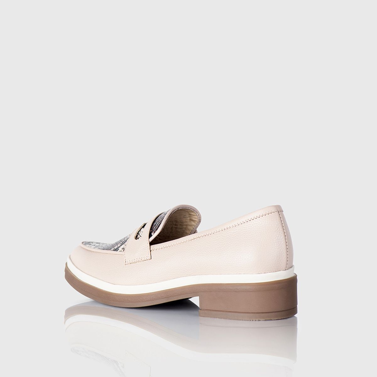 STIVALI - Mocasin Andaluza cuero Nude