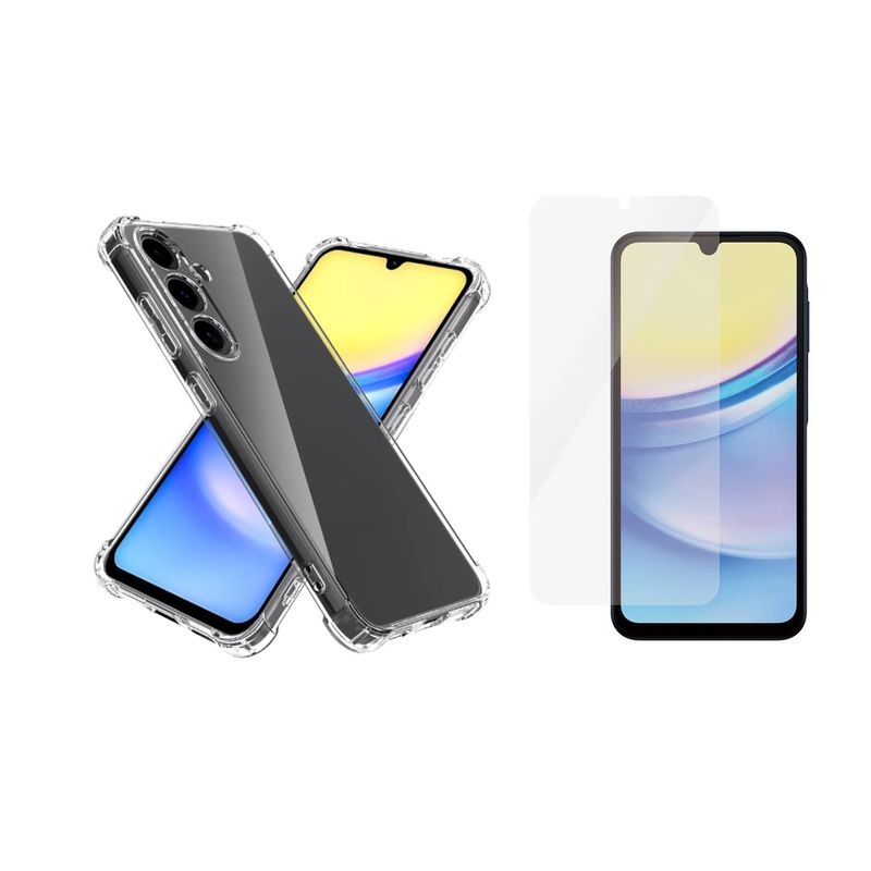 GENERICO - Funda Airbag Antichoque + Vidrio Templado Para Samsung Galaxy A16