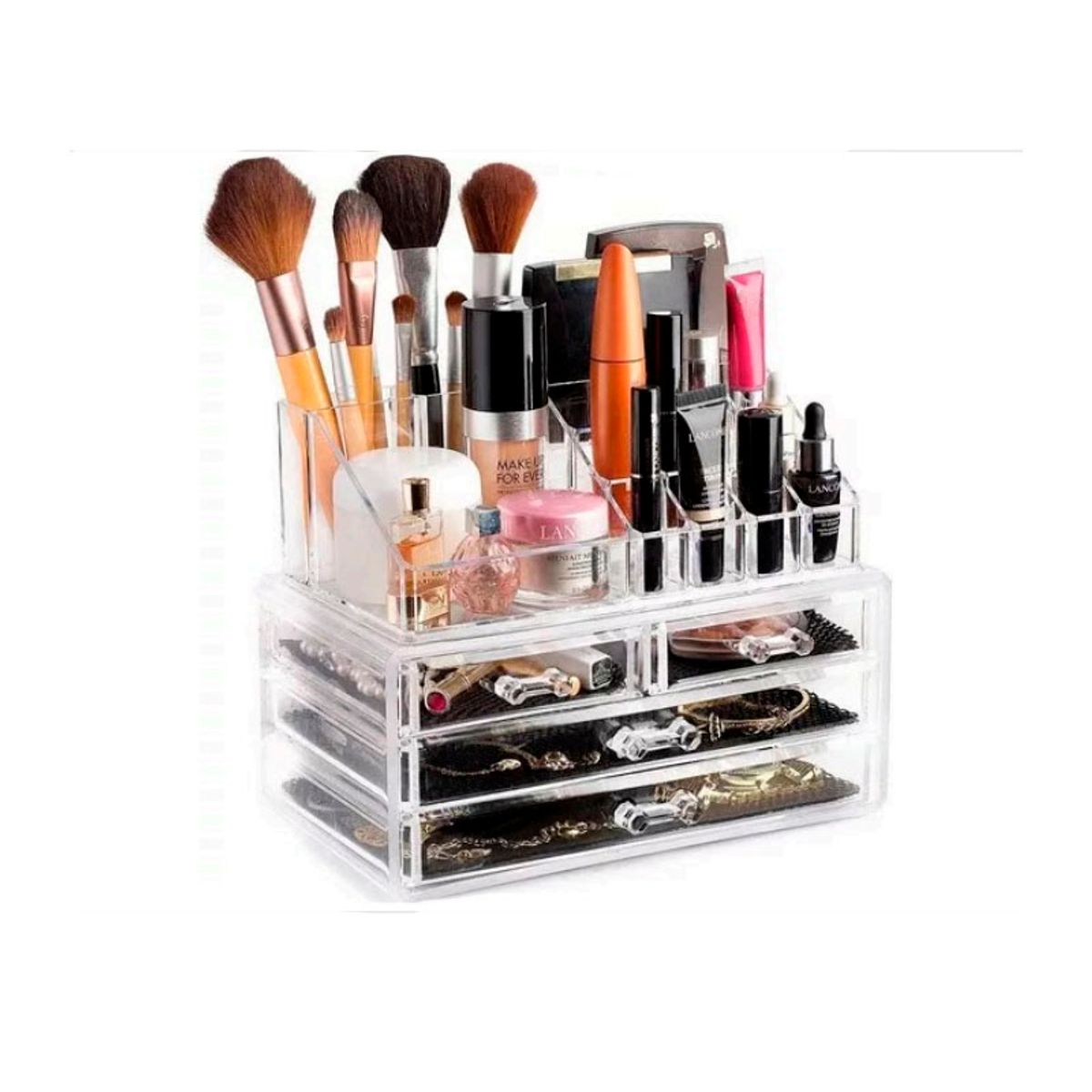 GENERICO - Organizador De Maquillaje Acrilico Almacenador Maquillaje