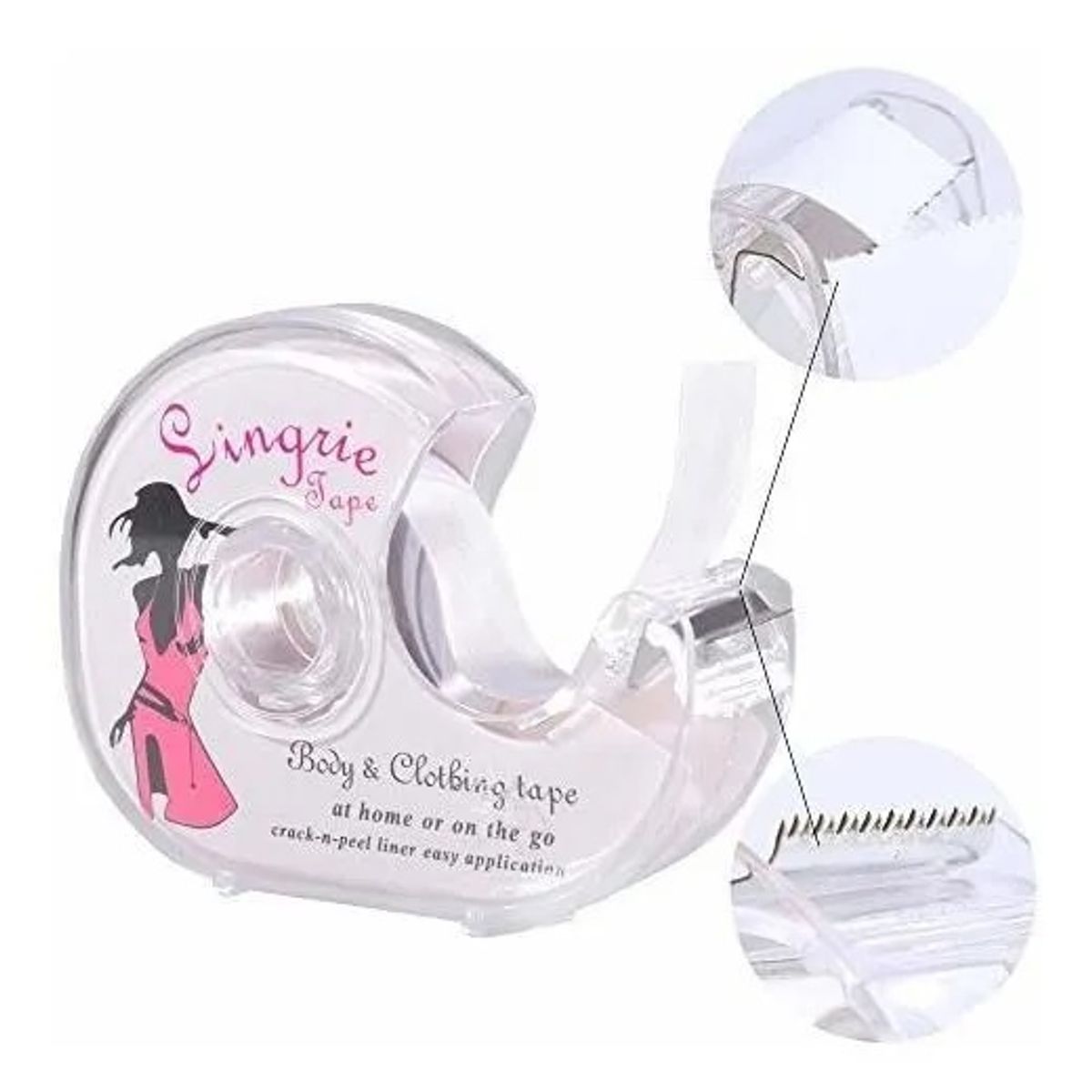 GENERICO - Cinta Adhesiva Doble Cara Para Ropa Body Clothing Tape