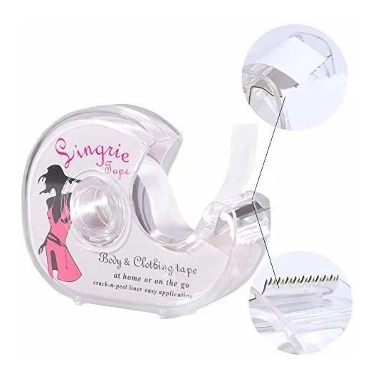 GENERICO - Cinta Adhesiva Doble Cara Para Ropa Body Clothing Tape