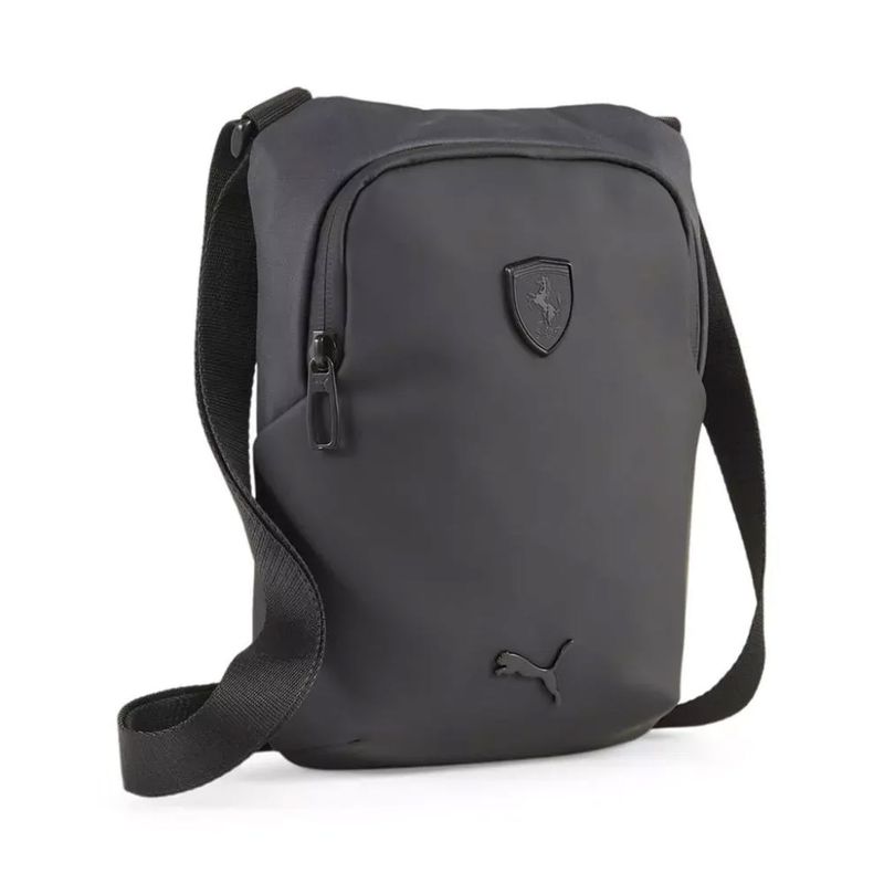 PUMA - Bolso Cruzado Marca Puma Ferrari Sptwr Original Negro Hombre
