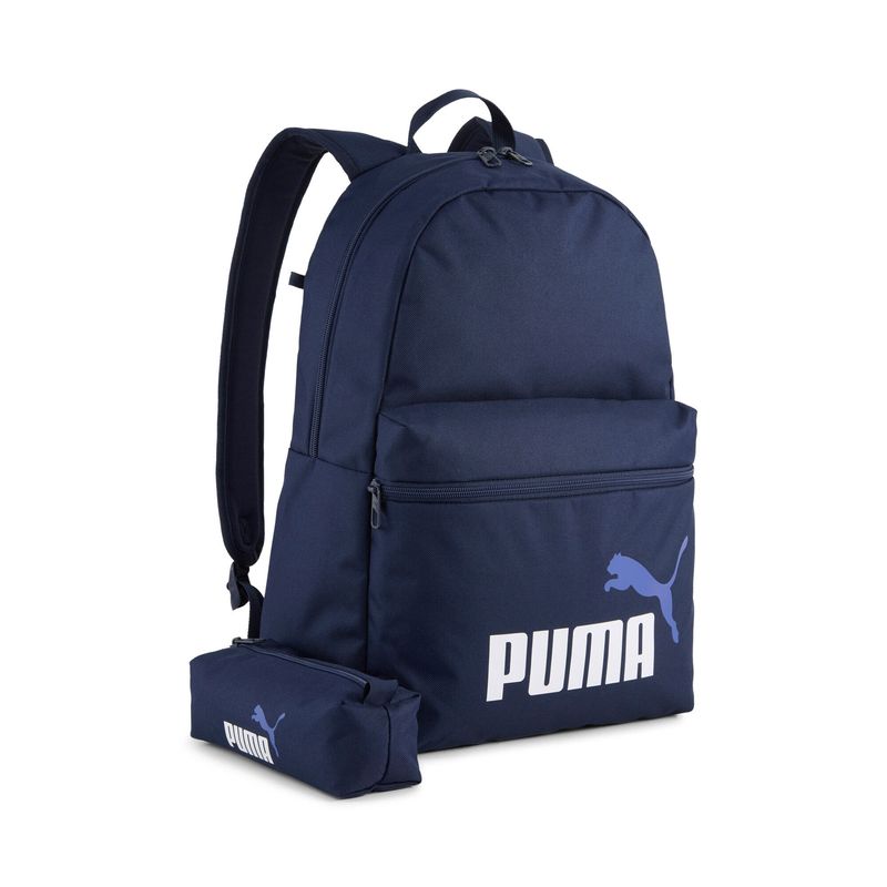 PUMA - Morral Marca Puma Phase Backpack Set Original Azul Hombre