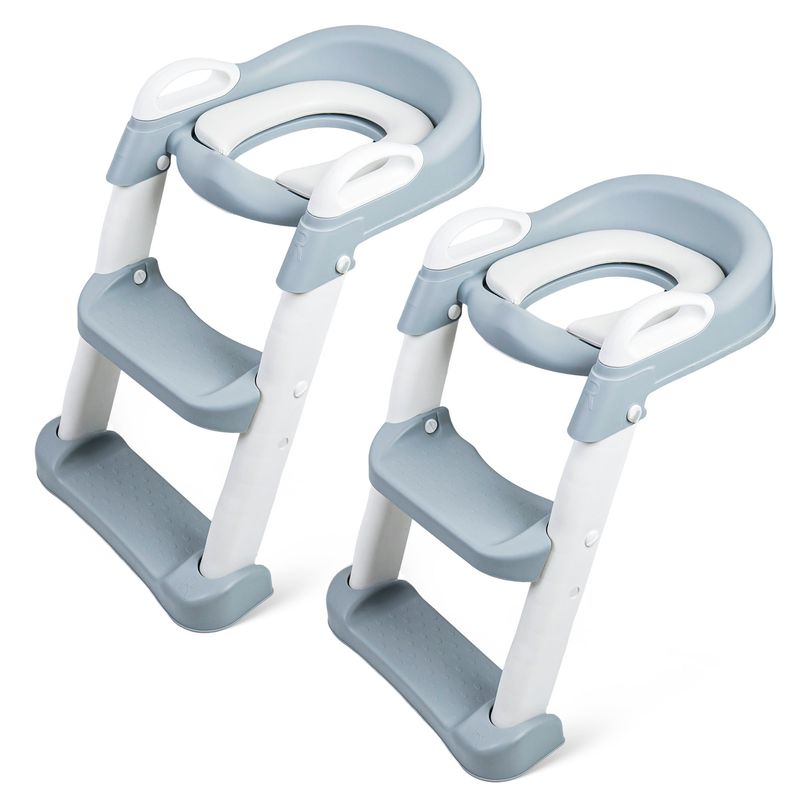 ENERGY PLUS - Set x2 Escalera Baño Niño Asiento Reductor Inodoro Infantil