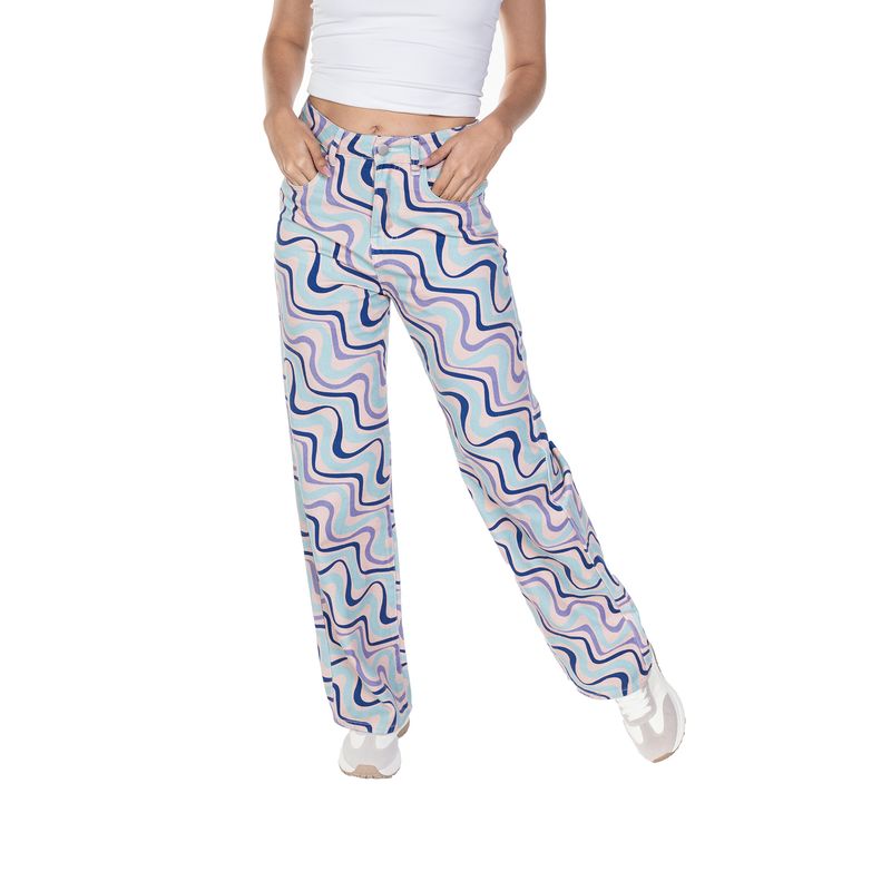 DREAMER - JEAN WIDE LEG CON HONDAS A TONO