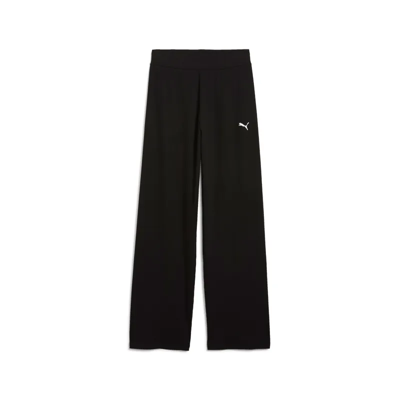 PUMA - Pantalon Marca Puma Elevated High-Waist Original Negro Mujer