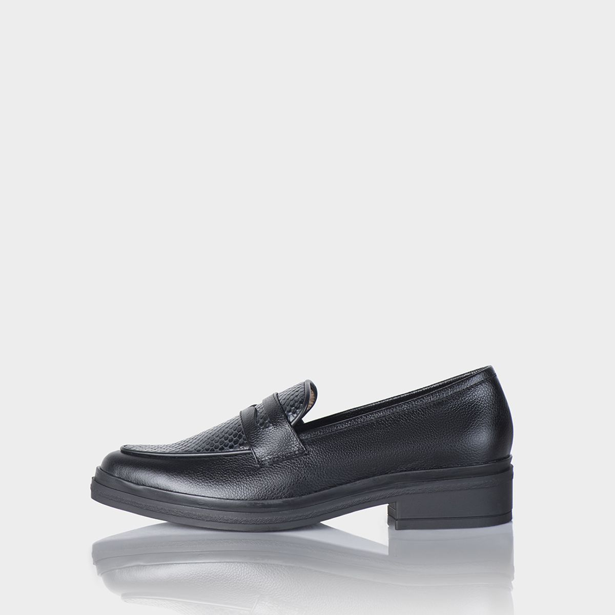 STIVALI - Mocasin Andaluza cuero Negro