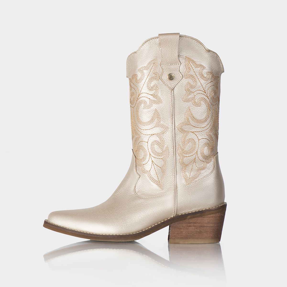 STIVALI - Bota Disha Cuero Dorado