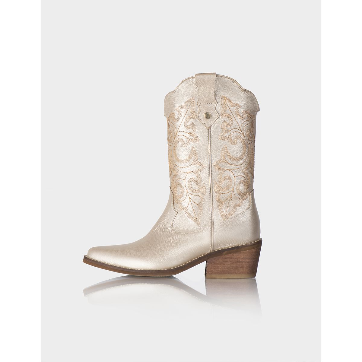 STIVALI - Bota Disha Cuero Dorado