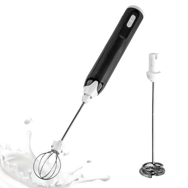CHEF MASTER - Batidor Eléctrico Portátil Recargable Doble Cabezal y USB