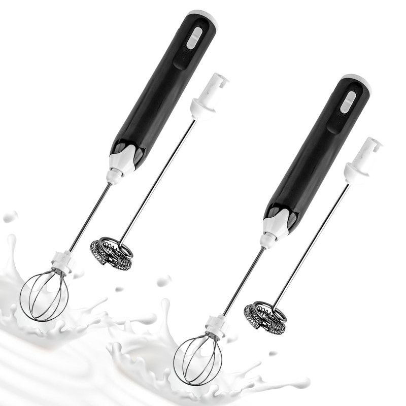 CHEF MASTER - Set x2 Batidor Eléctrico Portátil Recargable Doble con USB