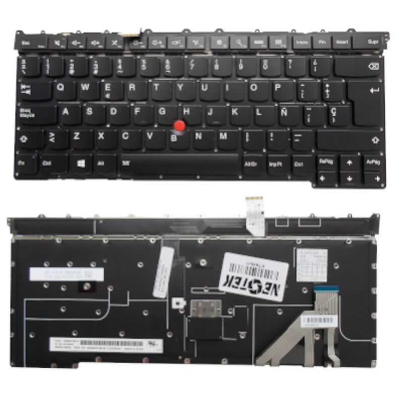 NEOTEK - Teclado Original Lenovo ThinkPad X1 Carbon Gen 3 2015 – USA