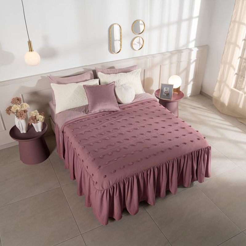 VIANNEY - Colcha Padua Talla Doble con Doble Vista Vianney