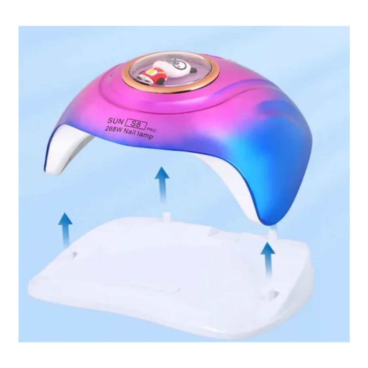 SUN - Lámpara Led Para Secado De Uñas Todo Esmalte Gel Uv 268 W