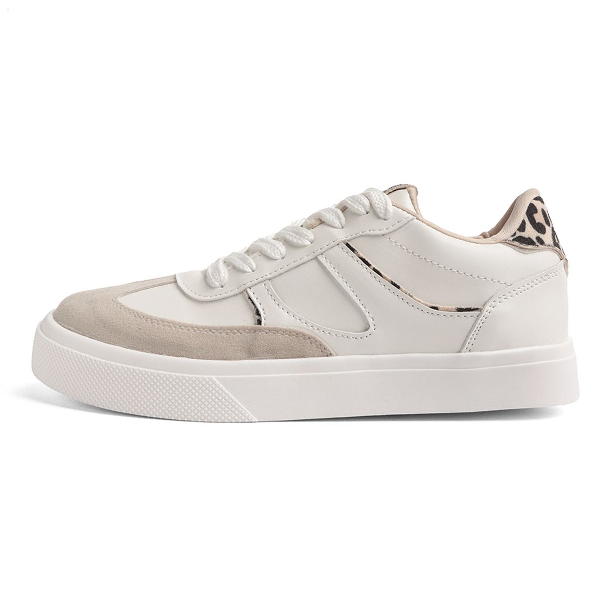 SEVENTEEN - DEPORTIVO BLANCO CON ANIMAL PRINT SUELA BLANCO SEVENTEEN LIZZIE