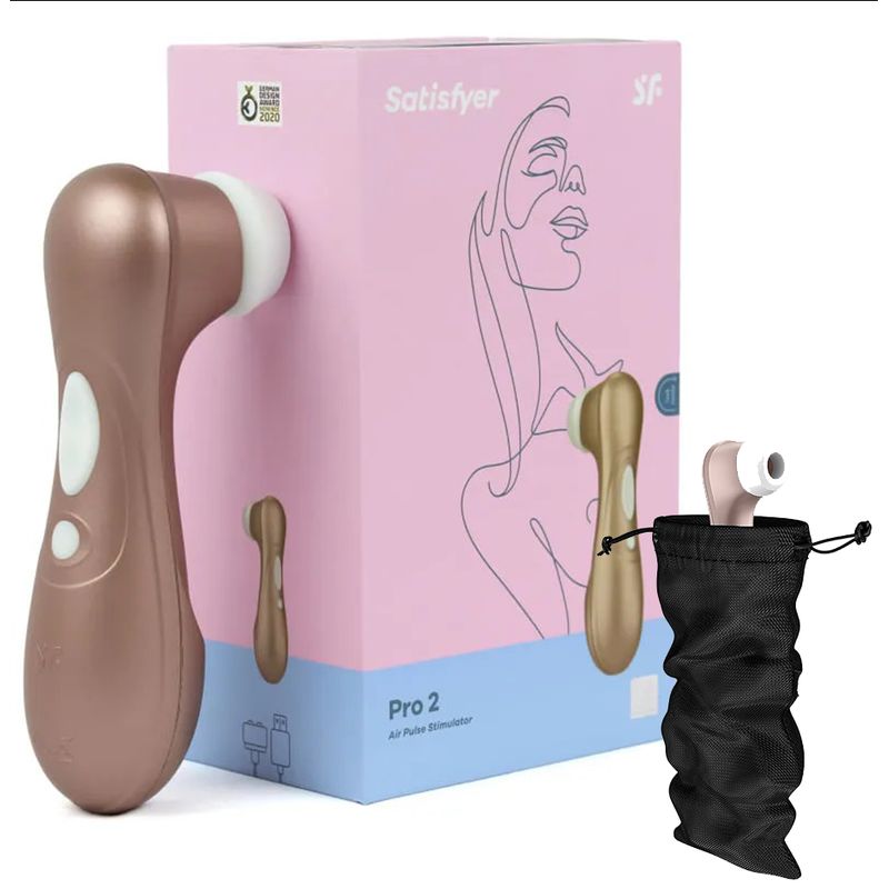 SATISFYER - Vibrador Satisfyer Pro 2 Con ventosa de punto G Con Bolsa para guardar