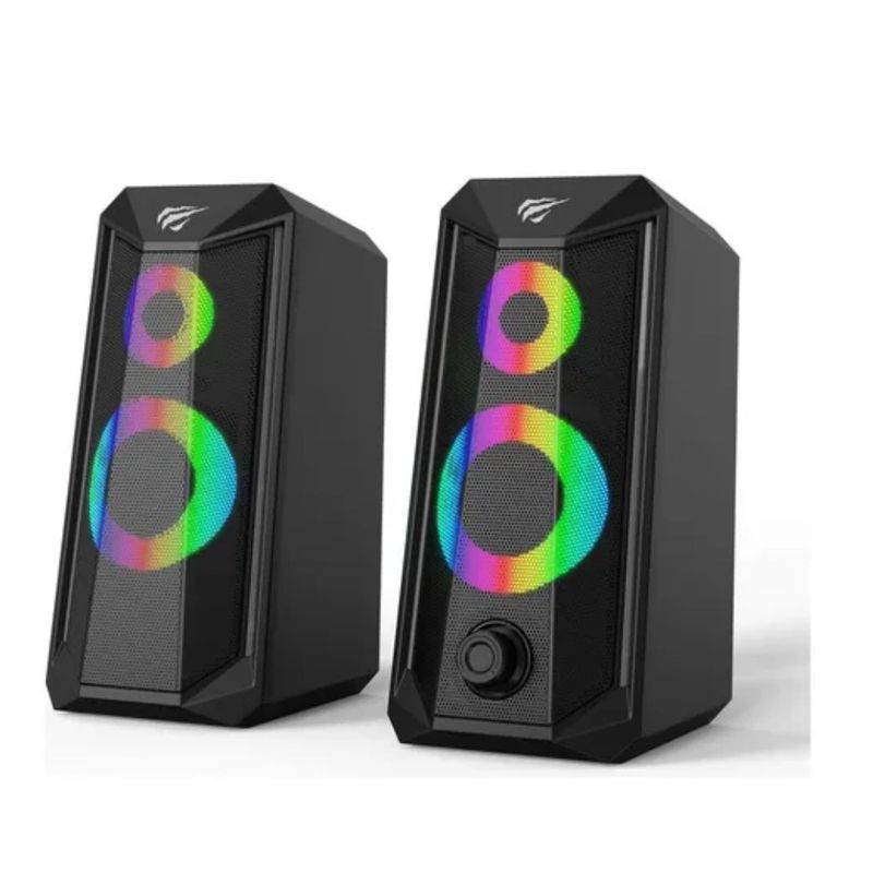 HAVIT - Parlantes Altavoces 2.0 Para Pc / Portatil Rgb Havit Sk-202